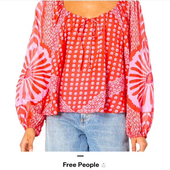 Free People Bo-ho top - Picture 1 of 8
